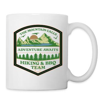 Hiking - BBQ - Adventure - Gift - Mug - white - Right