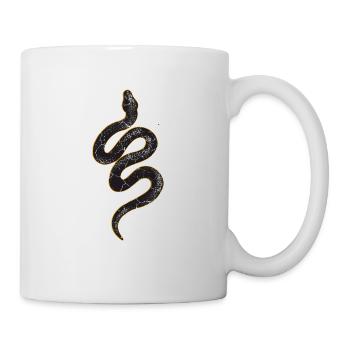 Schlange, Schlangenflüsterer Geschenk - Tasse - Weiß - Rechts