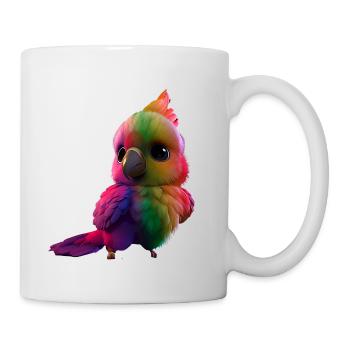 Rainbow Parrot - Mug - white - Right