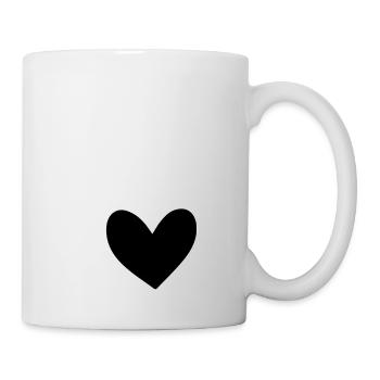 MOM heart - Mug blanc - blanc - Droite