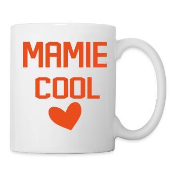 MAMIE COOL COEUR - Mug blanc - blanc - Droite