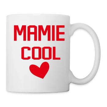 MAMIE COOL COEUR - Mug blanc - blanc - Droite
