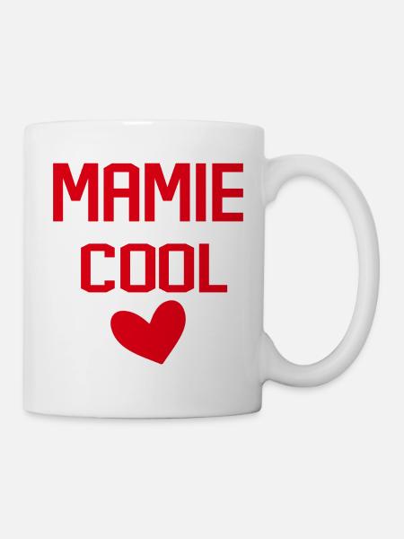MAMIE COOL COEUR - Mug blanc - blanc