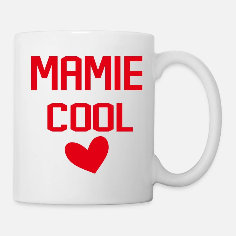 MAMIE COOL COEUR - Mug blanc - blanc