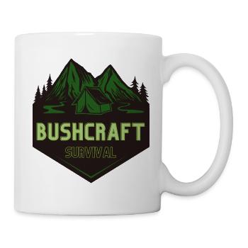 Bushcraft survival - Mug - white - Right