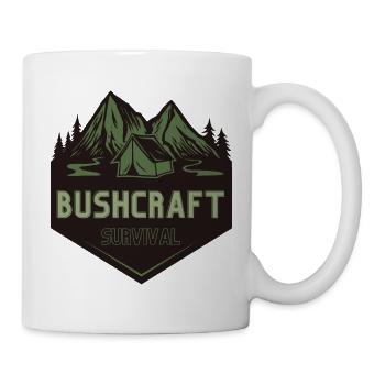 Bushcraft survival - Mug - white - Right