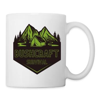 Bushcraft survival - Mug - white - Right