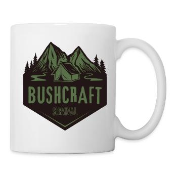 Bushcraft survival - Mug - white - Right