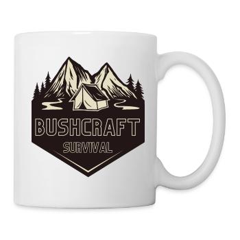 Bushcraft survival - Mug - white - Right
