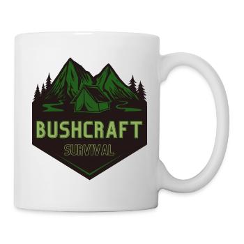 Bushcraft survival - Mug - white - Right