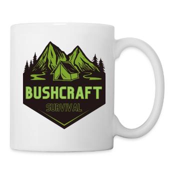 Bushcraft survival - Mug - white - Right