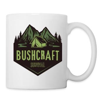 Bushcraft survival - Mug - white - Right