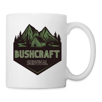 Bushcraft survival - Mug - white - Right