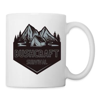 Bushcraft survival - Mug - white - Right