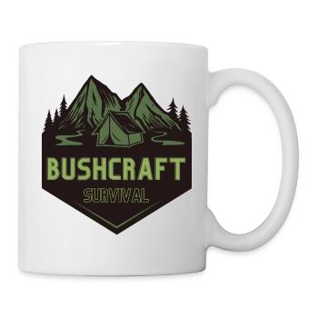 Bushcraft survival - Mug - white - Right