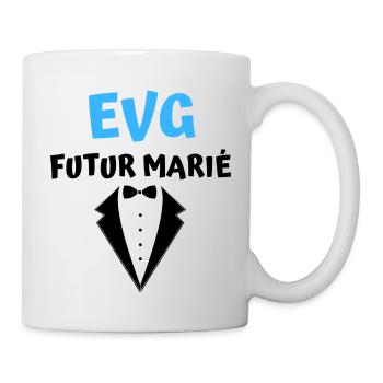 EVG futur marié - Mug blanc - blanc - Droite