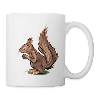 Écureuil - Mug blanc - blanc - Droite