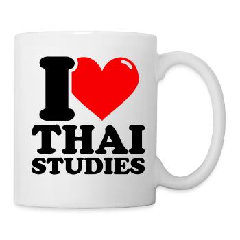 Ich liebe Thai-Studien - Tasse - Weiß - Rechts