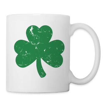 St. Patrick’s Day Gift Shamrock Men, Women, Kids - Mug - white - Right