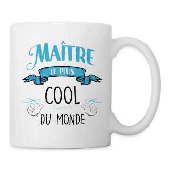 Cadeau humour pour mon maître d'école - Mug blanc - blanc - Droite