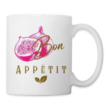 Bon Appetit - Mug blanc - blanc - Droite