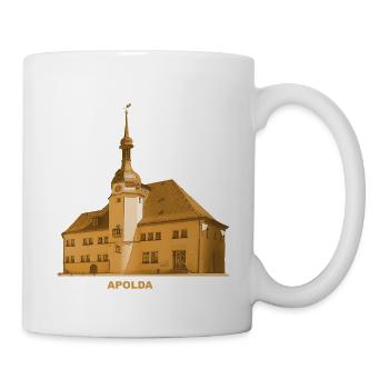 Apolda Rathaus Glockenstadt Ilm Thüringen Weimar - Tasse - Weiß - Rechts