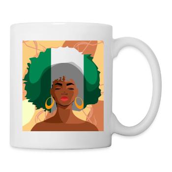 Nigeria Nigerian Africa Flag Pride I Gift - Mug - white - Right