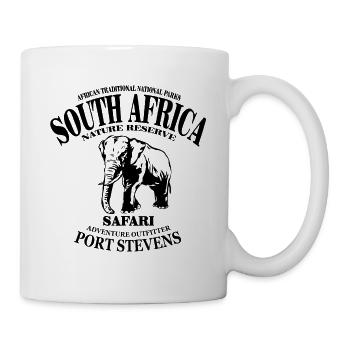 Afrique du Sud - Eléphant - Mug blanc - blanc - Droite