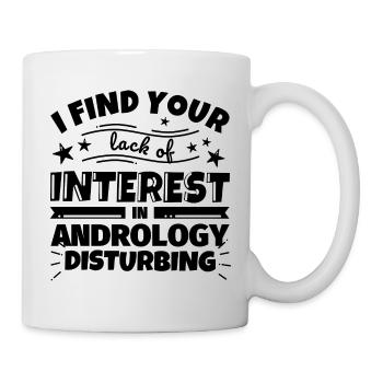 Andrologie Cadeau Drôle - Mug blanc - blanc - Droite