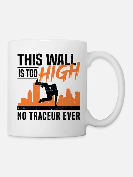 Parkour - Tasse - Weiß