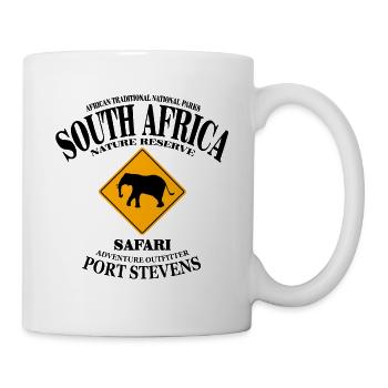Afrique du Sud - Eléphant - Mug blanc - blanc - Droite
