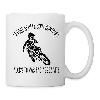 si tout semble sous contrôle - Mug blanc - blanc - Droite