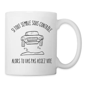 si tout semble sous contrôle - Mug blanc - blanc - Droite