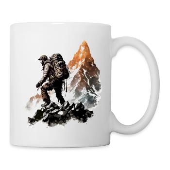Le randonneur - Mug blanc - blanc - Droite