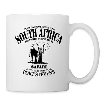 Afrique du Sud - Eléphant - Mug blanc - blanc - Droite