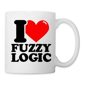 I love fuzzy logic - Mug - white - Right