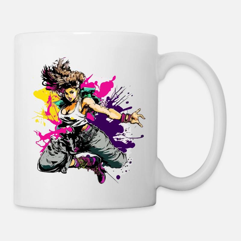 Mia la danseuse hip hop - Mug blanc - blanc