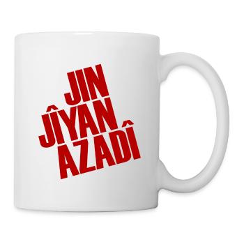 Jin Jiyan Azadi: Liberté de vie de femme Mahsa Amini - Mug blanc - blanc - Droite