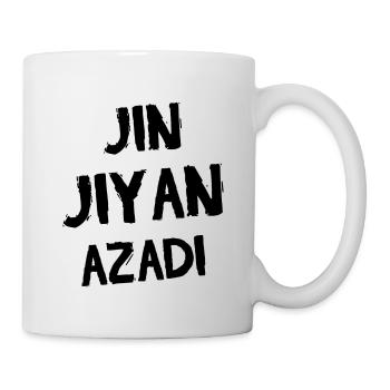 Jin Jiyan Azadi: Liberté de vie de femme Mahsa Amini - Mug blanc - blanc - Droite