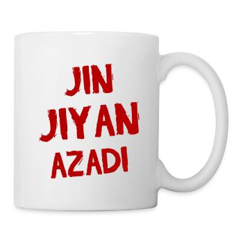 Jin Jiyan Azadi: Liberté de vie de femme Mahsa Amini - Mug blanc - blanc - Droite