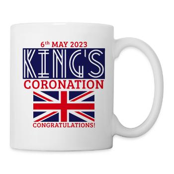 King’s Coronation, 6th May 2023 Congratulations, N - Mug - white - Right