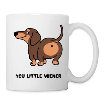 You Little Viennese, Dachshund - Mug - white - Right