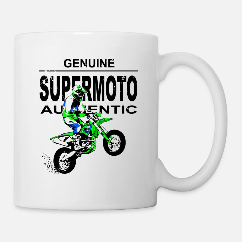 Supermotard - Mug blanc - blanc