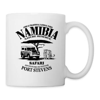 Namibie - Léopard - Mug blanc - blanc - Droite