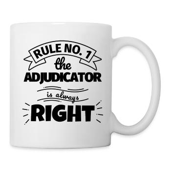 CADEAU AMUSANT DE L’ARBITRE - Mug blanc - blanc - Droite