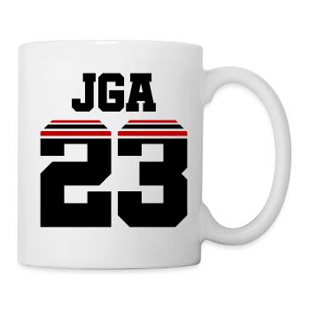 Jga 23 Maillot Enterrement de vie de jeune fille - Mug blanc - blanc - Droite