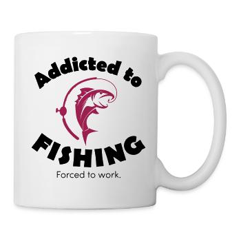 Dependent on fishing, forced to work - Mug - white - Right