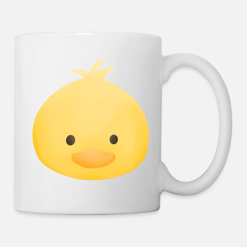 Canard jaune - Mug blanc - blanc