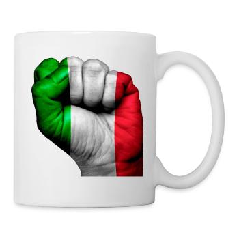 Fist Italie - Mug blanc - blanc - Droite