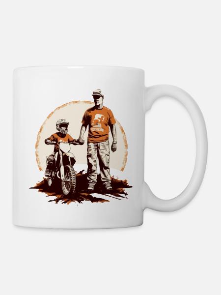 Papa-Erinnerungen - Tasse - Weiß